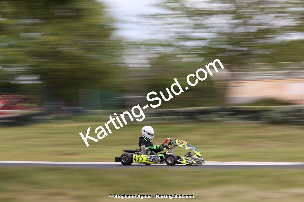 Hugo DE NATTES — 12/05/2024 : Trophée Elceka au circuit de Grabels (photos Stéphane Agnus) 2024 — karting