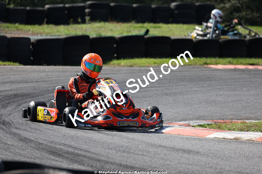 20/10/2024 : 3ème manche du Challenge Jean-Claude Sanchez à Belmont sur Rance (Photos Stéphane Agnus) 2024 — karting