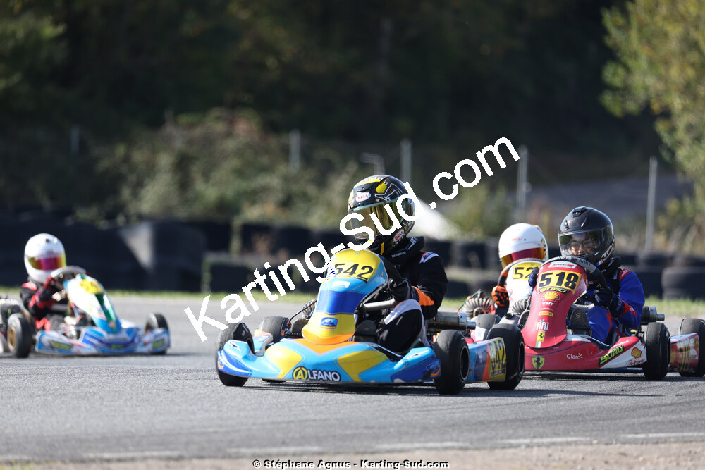 20/10/2024 : 3ème manche du Challenge Jean-Claude Sanchez à Belmont sur Rance (Photos Stéphane Agnus) 2024 — karting
