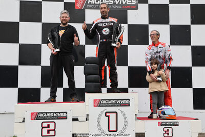 Marc EVIRAL, Micky FRAGALE, Sébastien ANDRES — 26 & 27/10/2024 : Trophée Jules Bianchi au circuit d’Aigues-Vives (Photos Stéphane Agnus) 2024 — karting