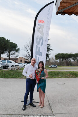 Laurena PEREIRA — 19/01/2025 : Remise des Trophées de la Ligue du Sport Automobile Occitanie Pyrénées à Albi (photos Stéphane Agnus) 2025 — karting