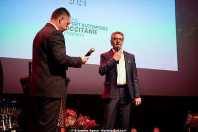 Michel VERGNES — 19/01/2025 : Remise des Trophées de la Ligue du Sport Automobile Occitanie Pyrénées à Albi (photos Stéphane Agnus) 2025 — karting