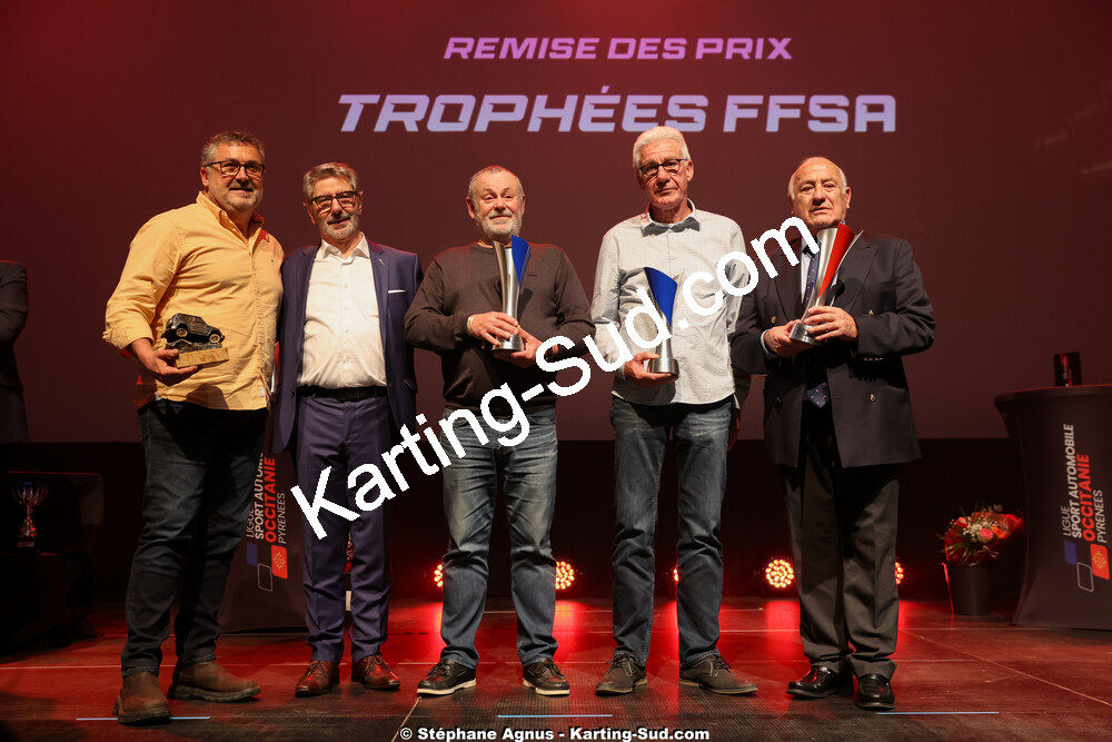 Michel VERGNES, René PASCOUAU — 19/01/2025 : Remise des Trophées de la Ligue du Sport Automobile Occitanie Pyrénées à Albi (photos Stéphane Agnus) 2025 — karting