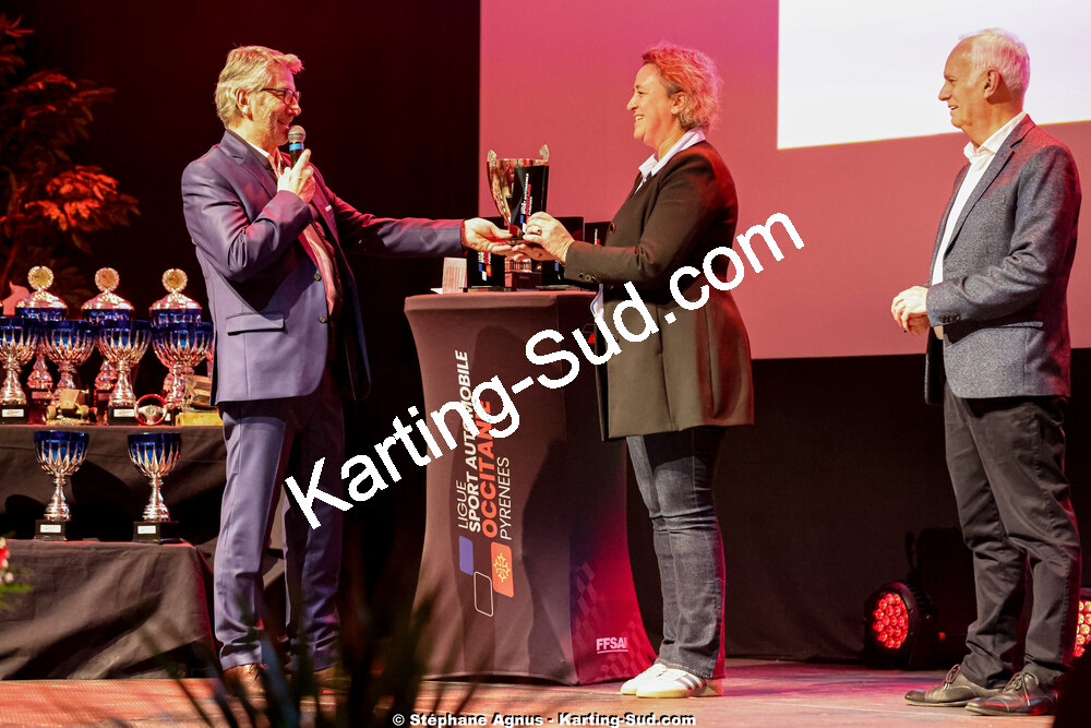 Stéphanie Guiraud-Chaumeil — 19/01/2025 : Remise des Trophées de la Ligue du Sport Automobile Occitanie Pyrénées à Albi (photos Stéphane Agnus) 2025 — karting