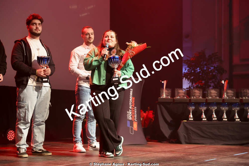 19/01/2025 : Remise des Trophées de la Ligue du Sport Automobile Occitanie Pyrénées à Albi (photos Stéphane Agnus) 2025 — karting