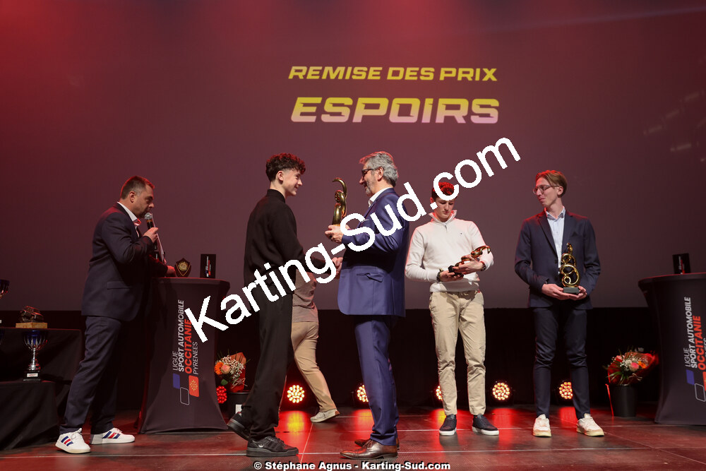 19/01/2025 : Remise des Trophées de la Ligue du Sport Automobile Occitanie Pyrénées à Albi (photos Stéphane Agnus) 2025 — karting