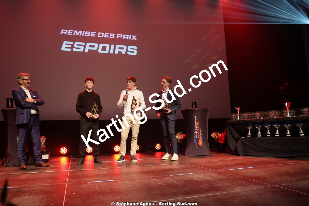 19/01/2025 : Remise des Trophées de la Ligue du Sport Automobile Occitanie Pyrénées à Albi (photos Stéphane Agnus) 2025 — karting
