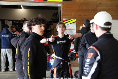 Evan MAINIER — 1 & 2/03/2025 : 1ère manche du Championnat du Sud au Pôle Mécanique Karting d’Alès (photos Stéphane Agnus) 2025 — karting