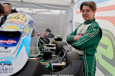 Andy DIAZ — 1 & 2/03/2025 : 1ère manche du Championnat du Sud au Pôle Mécanique Karting d’Alès (photos Stéphane Agnus) 2025 — karting