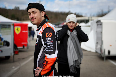 Axel BOYER — 1 & 2/03/2025 : 1ère manche du Championnat du Sud au Pôle Mécanique Karting d’Alès (photos Stéphane Agnus) 2025 — karting