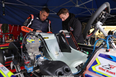 Sébastien ANDRES — 1 & 2/03/2025 : 1ère manche du Championnat du Sud au Pôle Mécanique Karting d’Alès (photos Stéphane Agnus) 2025 — karting