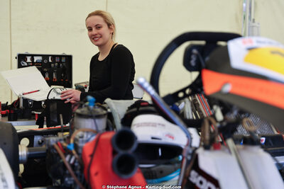 Laura BOURGUET — 1 & 2/03/2025 : 1ère manche du Championnat du Sud au Pôle Mécanique Karting d’Alès (photos Stéphane Agnus) 2025 — karting