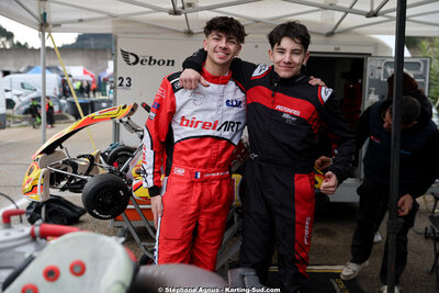 Arnaud BEYRIA, Sacha CATALA — 1 & 2/03/2025 : 1ère manche du Championnat du Sud au Pôle Mécanique Karting d’Alès (photos Stéphane Agnus) 2025 — karting