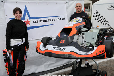 Laurena PEREIRA — 1 & 2/03/2025 : 1ère manche du Championnat du Sud au Pôle Mécanique Karting d’Alès (photos Stéphane Agnus) 2025 — karting