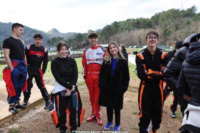 Arnaud BEYRIA, Laurena PEREIRA, Sacha CATALA — 1 & 2/03/2025 : 1ère manche du Championnat du Sud au Pôle Mécanique Karting d’Alès (photos Stéphane Agnus) 2025 — karting