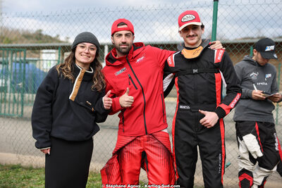 Marine APOUX, Tanguy MUNOZ — 1 & 2/03/2025 : 1ère manche du Championnat du Sud au Pôle Mécanique Karting d’Alès (photos Stéphane Agnus) 2025 — karting