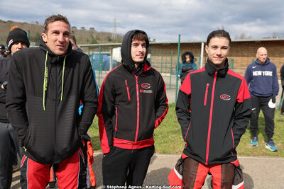 Enzo LACREUSE, Vincent REBBERT — 1 & 2/03/2025 : 1ère manche du Championnat du Sud au Pôle Mécanique Karting d’Alès (photos Stéphane Agnus) 2025 — karting