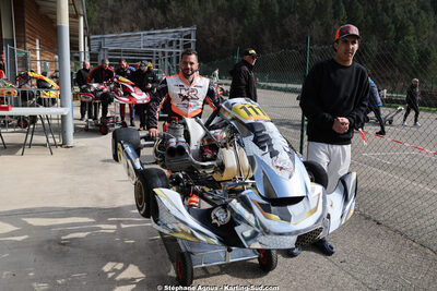 Kenny ROBLES — 1 & 2/03/2025 : 1ère manche du Championnat du Sud au Pôle Mécanique Karting d’Alès (photos Stéphane Agnus) 2025 — karting