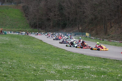 1 & 2/03/2025 : 1ère manche du Championnat du Sud au Pôle Mécanique Karting d’Alès (photos Stéphane Agnus) 2025 — karting