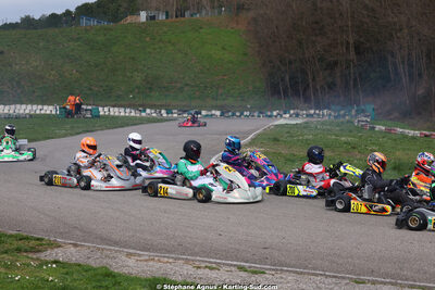 1 & 2/03/2025 : 1ère manche du Championnat du Sud au Pôle Mécanique Karting d’Alès (photos Stéphane Agnus) 2025 — karting