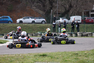 1 & 2/03/2025 : 1ère manche du Championnat du Sud au Pôle Mécanique Karting d’Alès (photos Stéphane Agnus) 2025 — karting