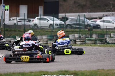 1 & 2/03/2025 : 1ère manche du Championnat du Sud au Pôle Mécanique Karting d’Alès (photos Stéphane Agnus) 2025 — karting