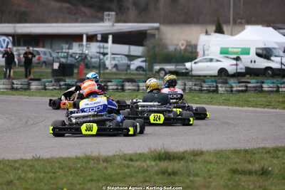 1 & 2/03/2025 : 1ère manche du Championnat du Sud au Pôle Mécanique Karting d’Alès (photos Stéphane Agnus) 2025 — karting