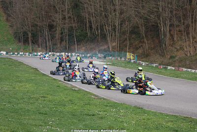 1 & 2/03/2025 : 1ère manche du Championnat du Sud au Pôle Mécanique Karting d’Alès (photos Stéphane Agnus) 2025 — karting
