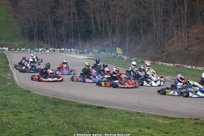 1 & 2/03/2025 : 1ère manche du Championnat du Sud au Pôle Mécanique Karting d’Alès (photos Stéphane Agnus) 2025 — karting