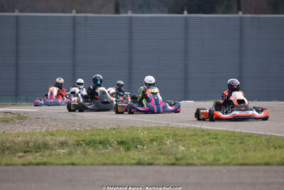 1 & 2/03/2025 : 1ère manche du Championnat du Sud au Pôle Mécanique Karting d’Alès (photos Stéphane Agnus) 2025 — karting