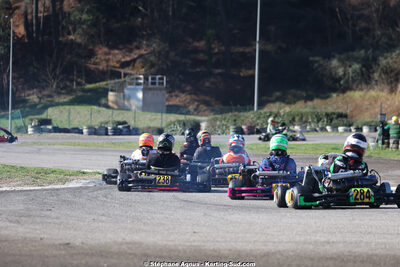 1 & 2/03/2025 : 1ère manche du Championnat du Sud au Pôle Mécanique Karting d’Alès (photos Stéphane Agnus) 2025 — karting