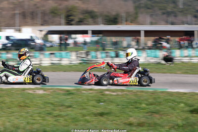 1 & 2/03/2025 : 1ère manche du Championnat du Sud au Pôle Mécanique Karting d’Alès (photos Stéphane Agnus) 2025 — karting