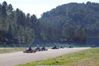 1 & 2/03/2025 : 1ère manche du Championnat du Sud au Pôle Mécanique Karting d’Alès (photos Stéphane Agnus) 2025 — karting