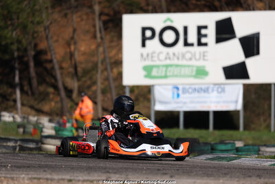 1 & 2/03/2025 : 1ère manche du Championnat du Sud au Pôle Mécanique Karting d’Alès (photos Stéphane Agnus) 2025 — karting