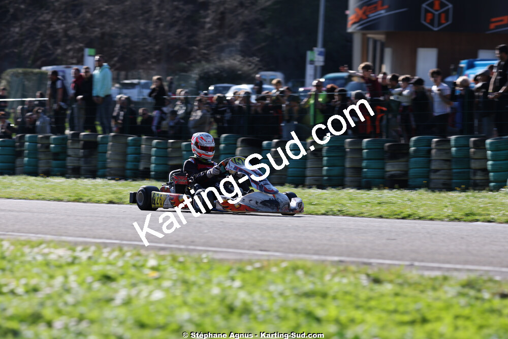 1 & 2/03/2025 : 1ère manche du Championnat du Sud au Pôle Mécanique Karting d’Alès (photos Stéphane Agnus) 2025 — karting