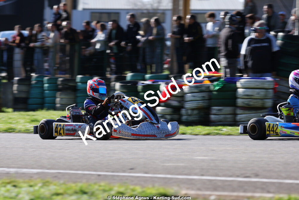 1 & 2/03/2025 : 1ère manche du Championnat du Sud au Pôle Mécanique Karting d’Alès (photos Stéphane Agnus) 2025 — karting