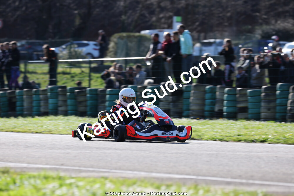 1 & 2/03/2025 : 1ère manche du Championnat du Sud au Pôle Mécanique Karting d’Alès (photos Stéphane Agnus) 2025 — karting