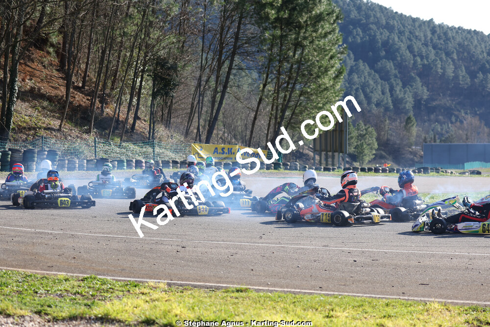 1 & 2/03/2025 : 1ère manche du Championnat du Sud au Pôle Mécanique Karting d’Alès (photos Stéphane Agnus) 2025 — karting