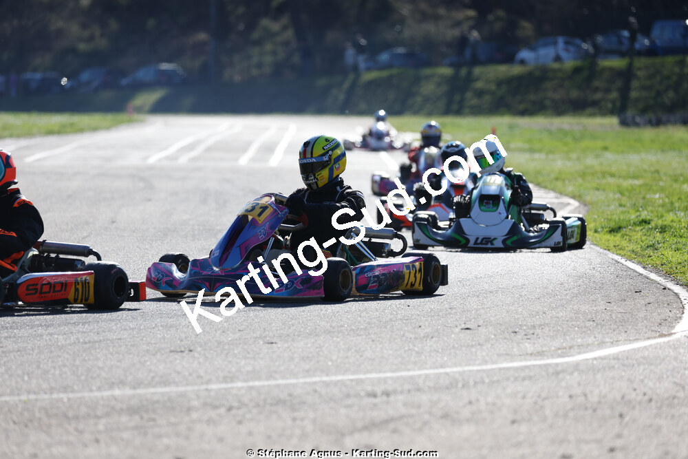 1 & 2/03/2025 : 1ère manche du Championnat du Sud au Pôle Mécanique Karting d’Alès (photos Stéphane Agnus) 2025 — karting