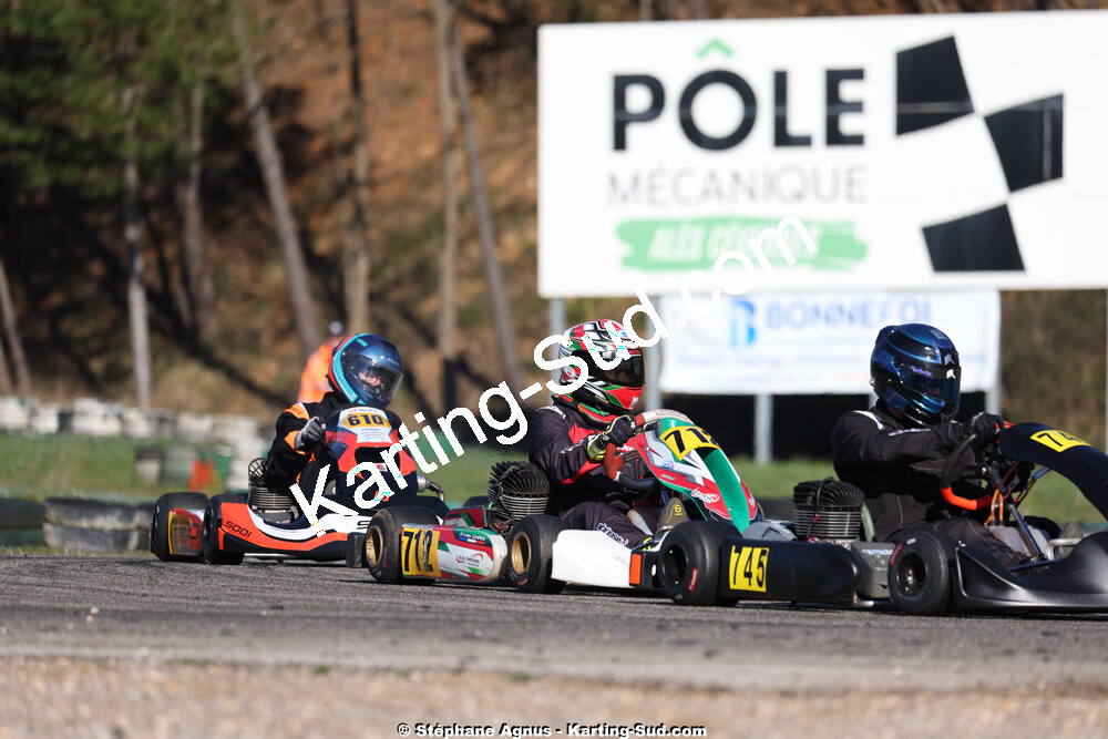 1 & 2/03/2025 : 1ère manche du Championnat du Sud au Pôle Mécanique Karting d’Alès (photos Stéphane Agnus) 2025 — karting