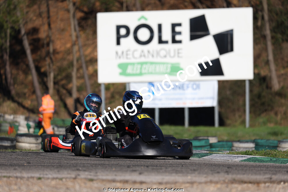 1 & 2/03/2025 : 1ère manche du Championnat du Sud au Pôle Mécanique Karting d’Alès (photos Stéphane Agnus) 2025 — karting