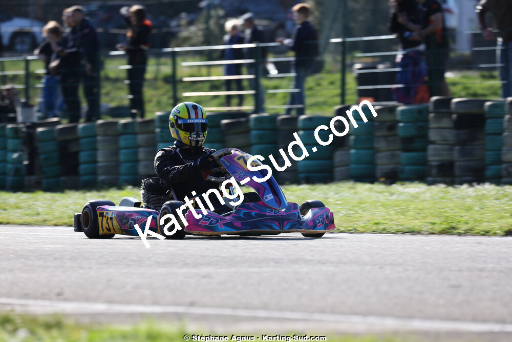 1 & 2/03/2025 : 1ère manche du Championnat du Sud au Pôle Mécanique Karting d’Alès (photos Stéphane Agnus) 2025 — karting