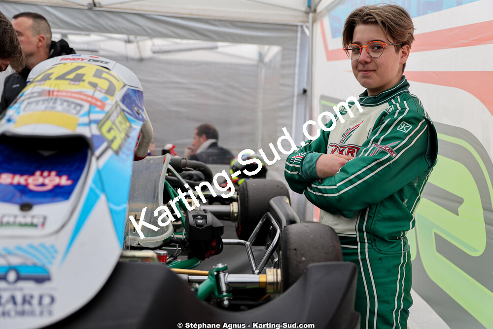 Andy DIAZ — 1 & 2/03/2025 : 1ère manche du Championnat du Sud au Pôle Mécanique Karting d’Alès (photos Stéphane Agnus) 2025 — karting