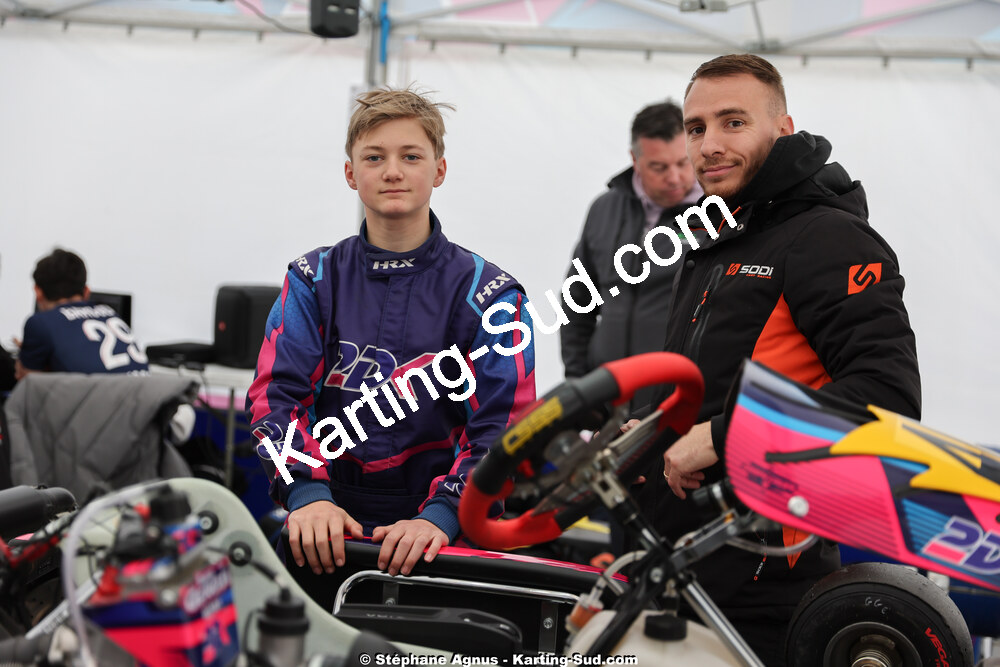Gabriel GERDIL — 1 & 2/03/2025 : 1ère manche du Championnat du Sud au Pôle Mécanique Karting d’Alès (photos Stéphane Agnus) 2025 — karting