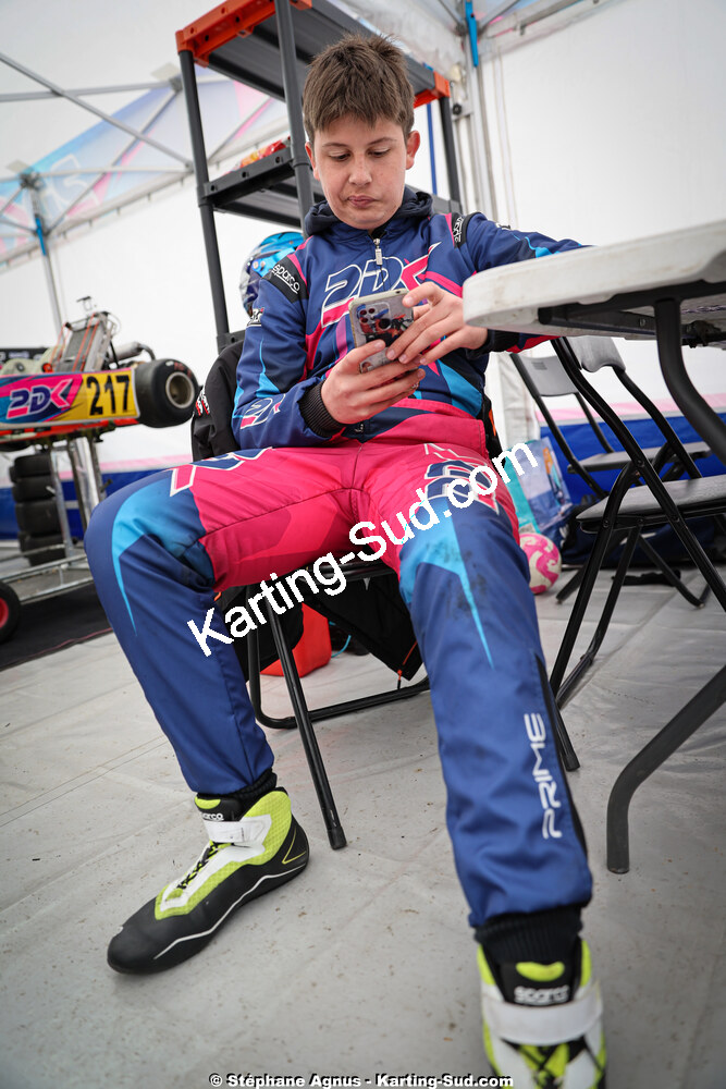 Julien SAINT-ARROMAN — 1 & 2/03/2025 : 1ère manche du Championnat du Sud au Pôle Mécanique Karting d’Alès (photos Stéphane Agnus) 2025 — karting