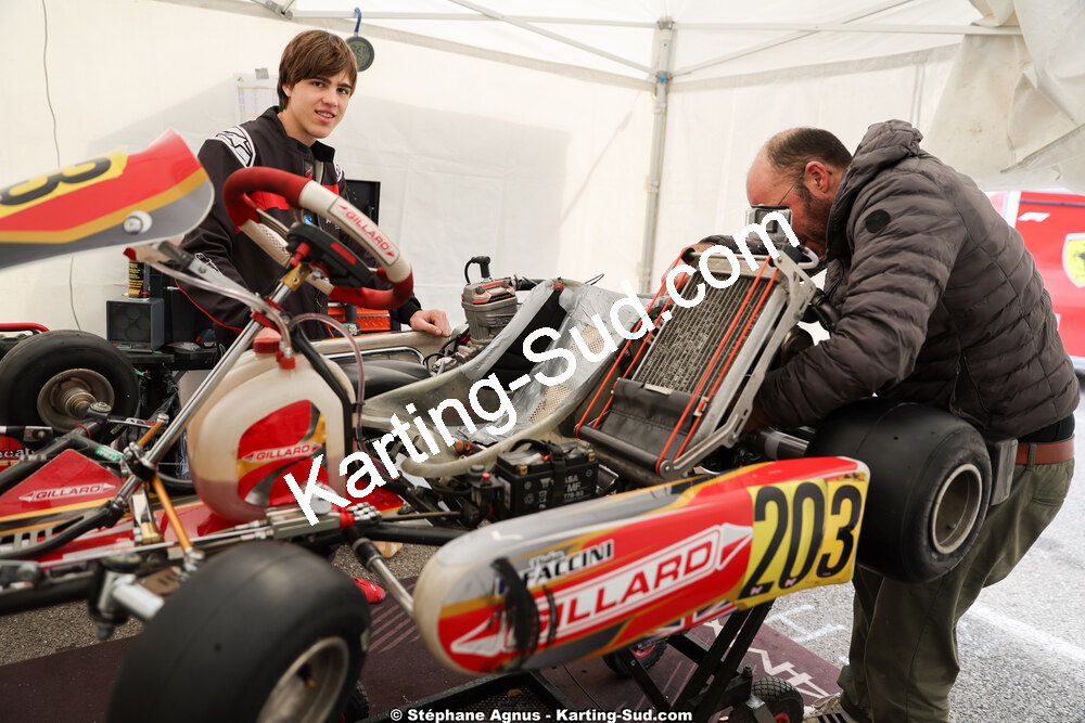 1 & 2/03/2025 : 1ère manche du Championnat du Sud au Pôle Mécanique Karting d’Alès (photos Stéphane Agnus) 2025 — karting
