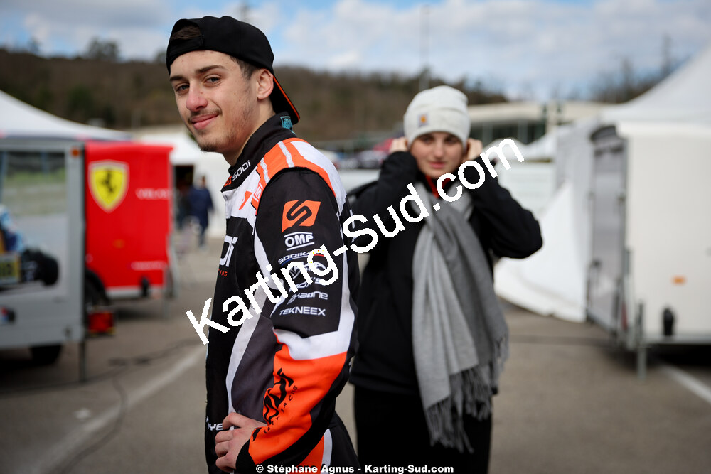 Axel BOYER — 1 & 2/03/2025 : 1ère manche du Championnat du Sud au Pôle Mécanique Karting d’Alès (photos Stéphane Agnus) 2025 — karting
