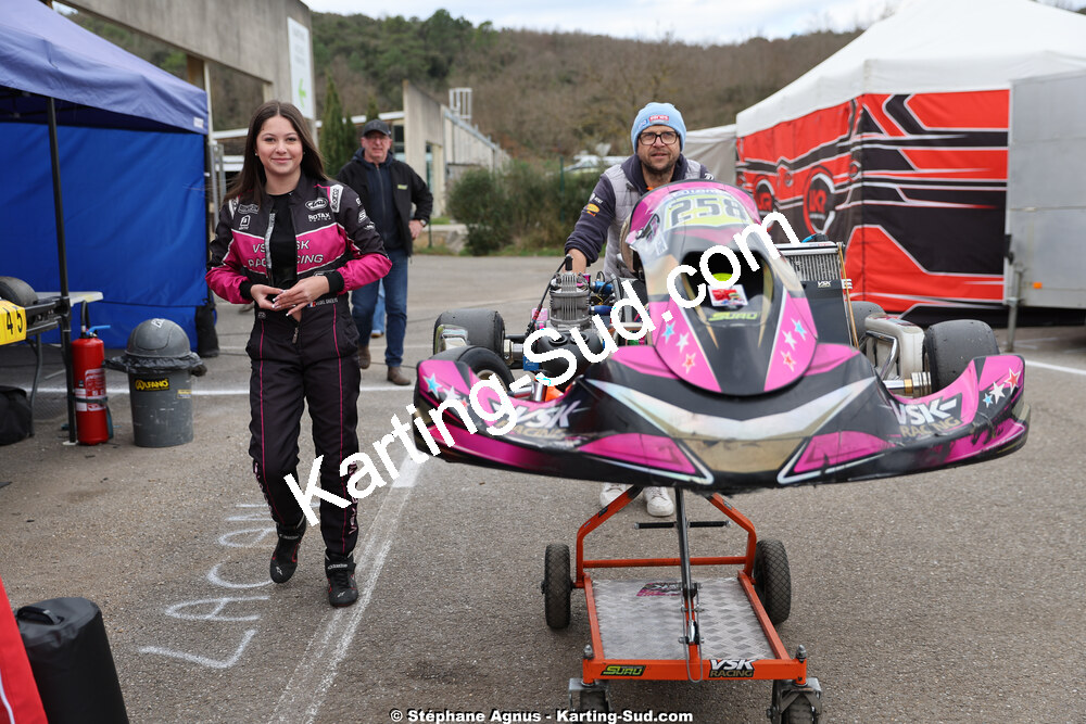 Patrice VEDEL, Sheylis VEDEL — 1 & 2/03/2025 : 1ère manche du Championnat du Sud au Pôle Mécanique Karting d’Alès (photos Stéphane Agnus) 2025 — karting