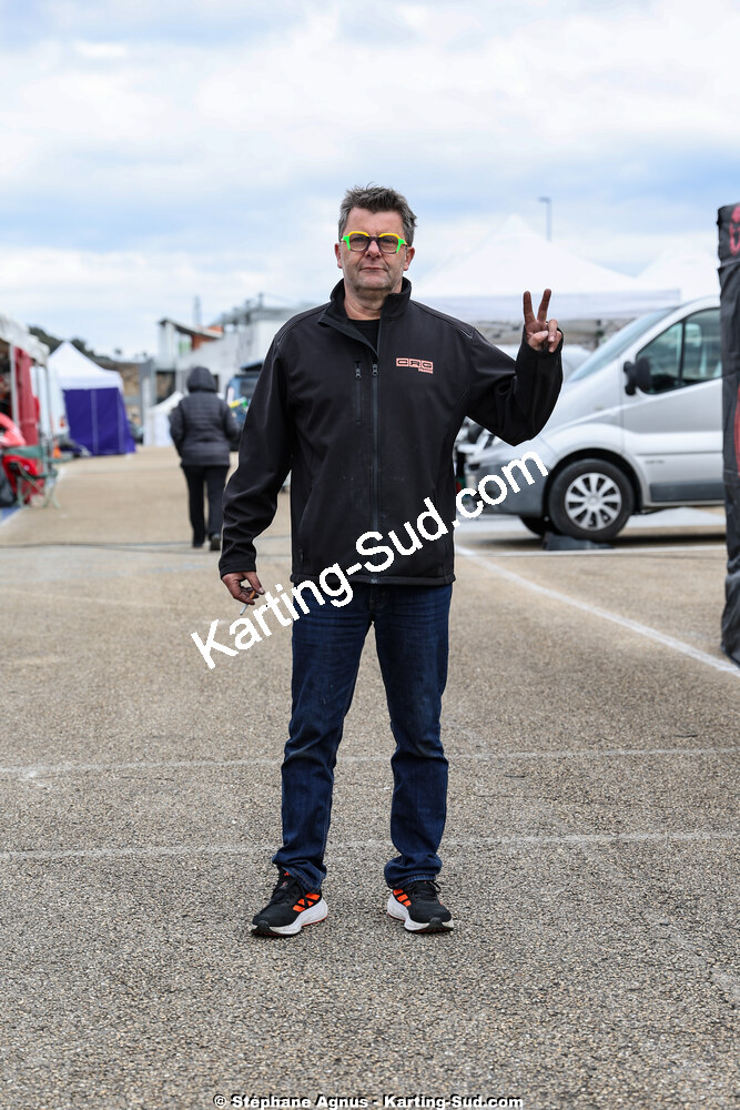 Christophe DELFAU — 1 & 2/03/2025 : 1ère manche du Championnat du Sud au Pôle Mécanique Karting d’Alès (photos Stéphane Agnus) 2025 — karting
