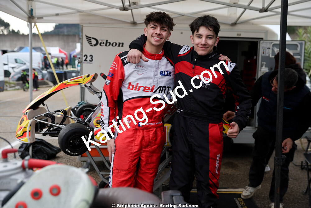 Arnaud BEYRIA, Sacha CATALA — 1 & 2/03/2025 : 1ère manche du Championnat du Sud au Pôle Mécanique Karting d’Alès (photos Stéphane Agnus) 2025 — karting